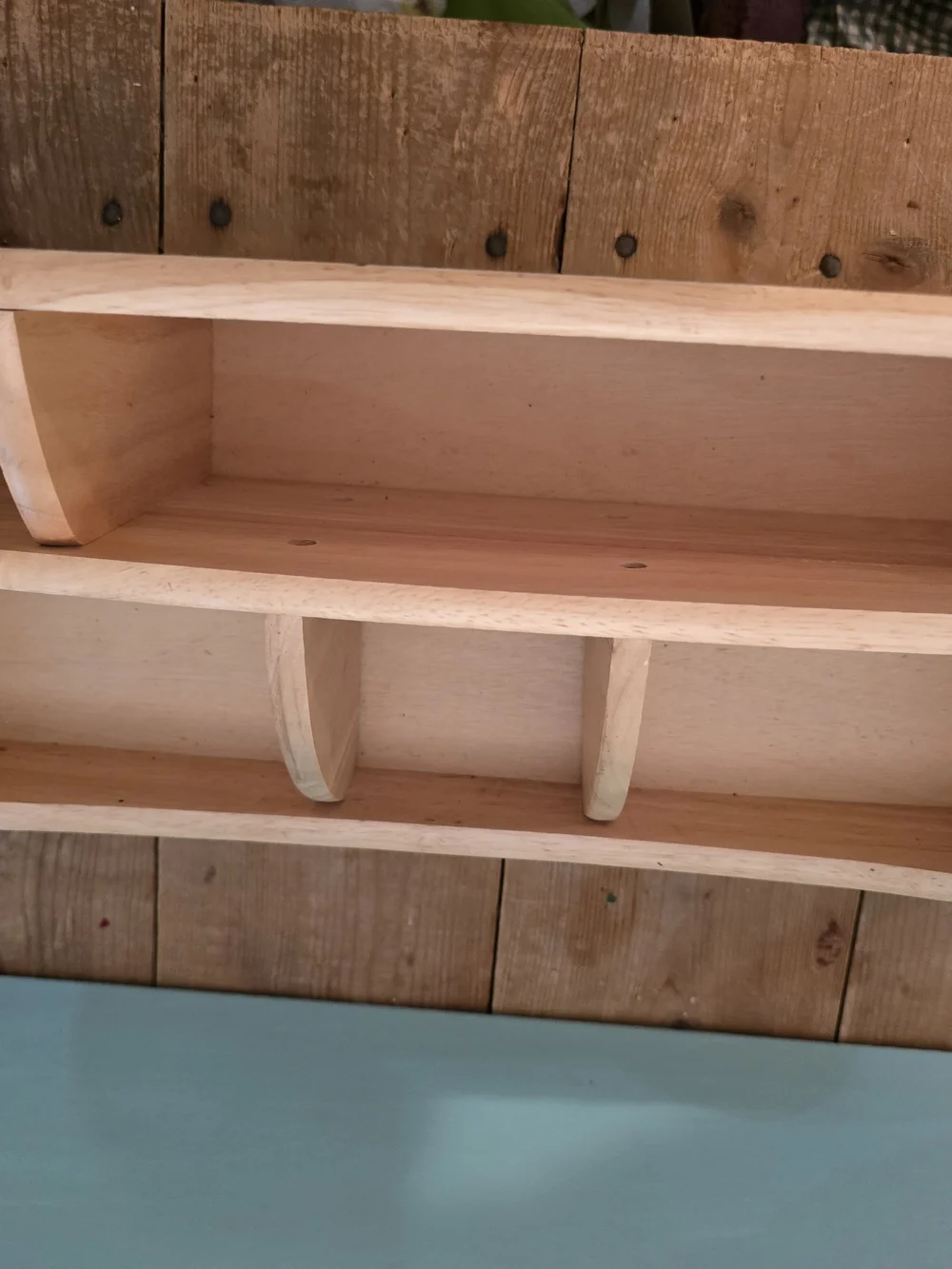 Natural Wood Desk Organizer Caddy - Neutral